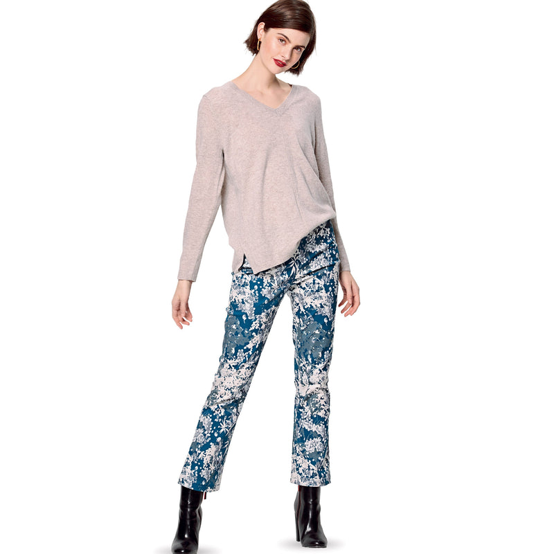 Burda Style Misses' Flared Trousers with Waistband Sewing Pattern B6152