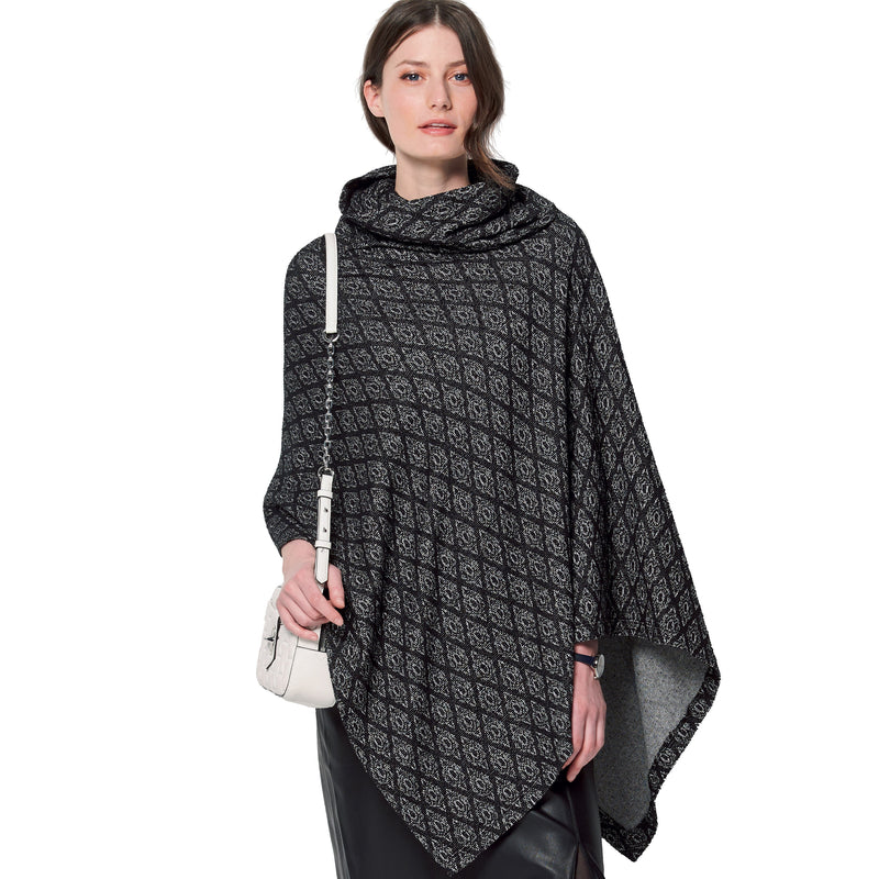 Burda Style Misses' Cape with Roll Neck Sewing Pattern B6175