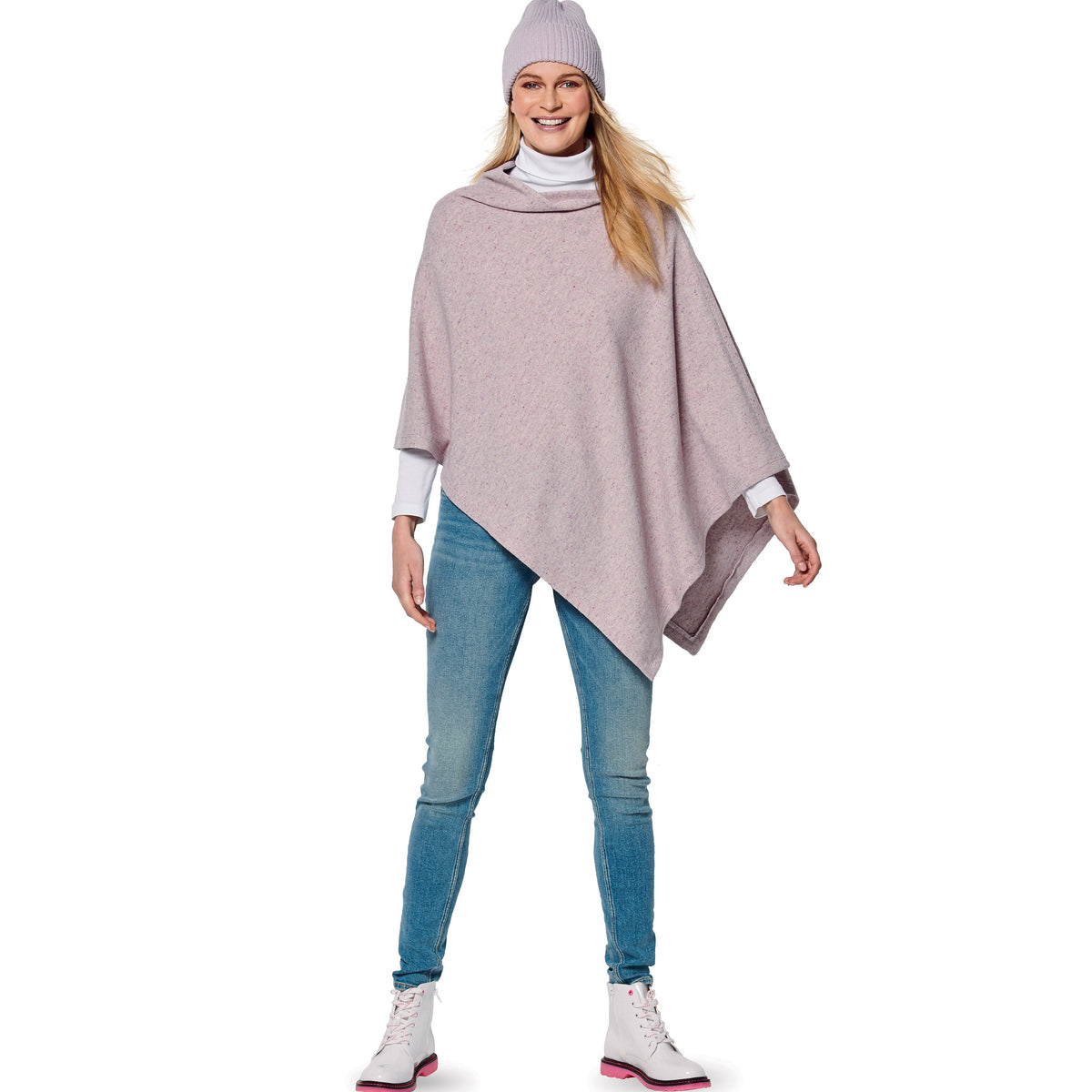Burda Style Misses' Cape with Roll Neck Sewing Pattern B6175