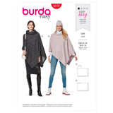 Burda Style Misses' Cape with Roll Neck Sewing Pattern B6175