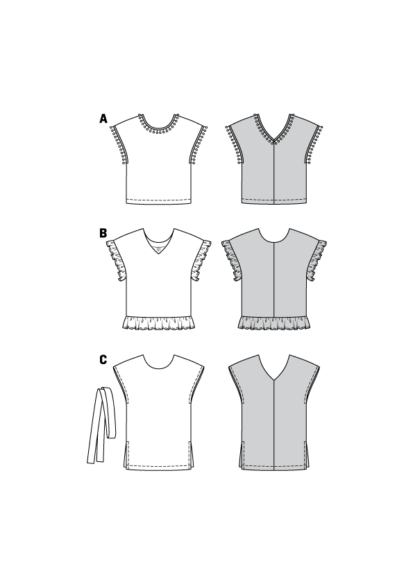 Burda Style Misses Top/Vest Sewing Pattern for Stylish Creations B6204