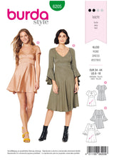 Burda Style Misses Dress Sewing Pattern for Stylish Creations B6205