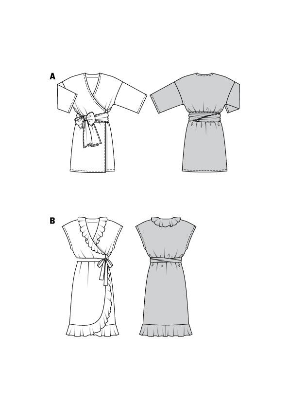 Burda Style Misses Dress Sewing Pattern for Stylish Creations B6207