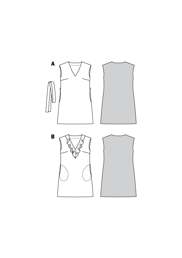Burda Style Misses Dress Sewing Pattern for Stylish Creations B6221