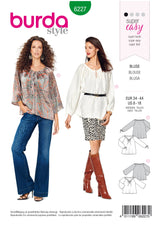 Burda Style Misses Top/Vest Sewing Pattern for Stylish Creations B6227