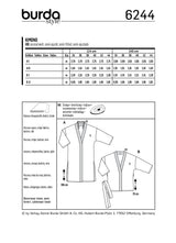 Burda Style Misses Jacket Sewing Pattern for Stylish Creations B6244