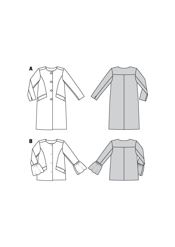 Burda Style Misses Jacket Sewing Pattern for Stylish Creations B6248