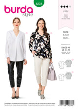 Burda Style Plus Size Top/Vest Sewing Pattern for Stylish Creations B6278
