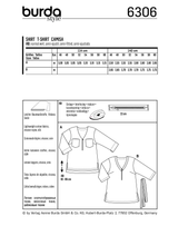 Burda Style Plus Size Top/Vest Sewing Pattern for Stylish Creations B6306