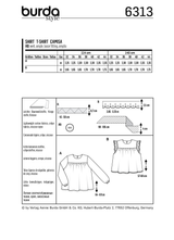 Burda Style Misses Top/Vest Sewing Pattern for Stylish Creations B6313