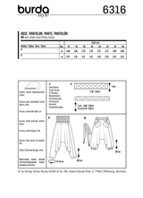 Burda Style Misses Skirt/Pants Sewing Pattern for Stylish Outfits B6316