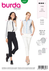 Burda Style Misses Top/Vest Sewing Pattern for Stylish Creations B6327