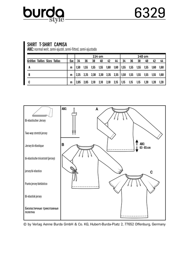 Burda Style Misses Top/Vest Sewing Pattern for Stylish Creations B6329