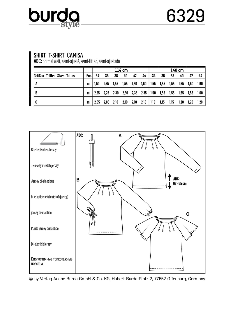 Burda Style Misses Top/Vest Sewing Pattern for Stylish Creations B6329