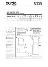 Burda Style Misses Dress Sewing Pattern for Stylish Creations B6339