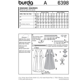 Burda Style Misses Costume Sewing Pattern for Creative Designs B6398