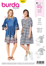 Burda Style Misses Dress Sewing Pattern for Stylish Creations B6401