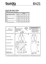 Burda Style Miss Dress Sewing Pattern for Stylish Creations B6421