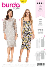 Burda Style Miss Dress Sewing Pattern for Stylish Creations B6423