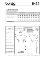 Burda Style Misses Dress Sewing Pattern for Stylish Creations B6439
