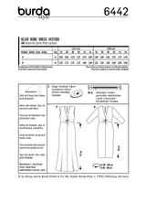 Burda Style Misses Dress Sewing Pattern for Stylish Creations B6442