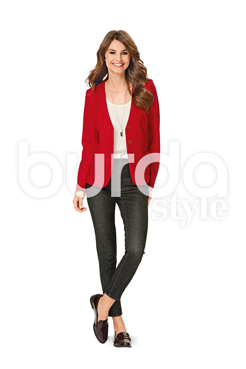 Burda Style Miss Jacket Sewing Pattern for Stylish Creations B6569