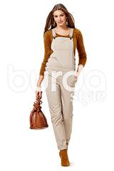 Burda Style Miss Overalls Sewing Pattern for Stylish Creations B6599