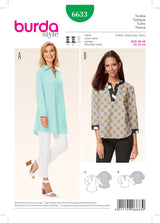 Burda Style Misses Tunic: Stylish Sewing Pattern for Fashionistas B6633