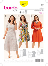 Burda Style Plus Dress: Stylish Sewing Pattern for Every Occasion B6680
