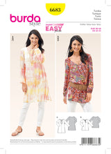 Burda Style Miss Tunic Sewing Pattern for Stylish Creations B6683