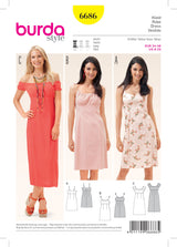 Burda Style Miss Dress Sewing Pattern for Stylish Creations B6686