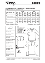 Burda Style Top/Vest Misses Sewing Pattern for Stylish Creations B6809