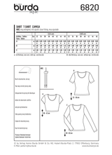 Burda Style Top/Vest Misses Sewing Pattern for Stylish Creations B6820