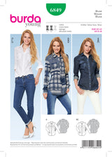 Burda Style Top/Vest Misses Sewing Pattern for Stylish Creations B6849