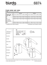Burda Style Men's and Boys' Top/Vest Sewing Pattern B6874