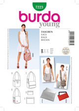 Burda Style Bags: Stylish Sewing Pattern for Creative Projects B7223