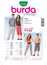 Burda Style Stylish Pant Sewing Pattern for Fashion Enthusiasts B7230
