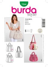 Burda Style Bags: Stylish Sewing Pattern for Creative Projects B7264
