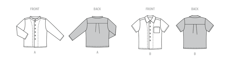Burda Style Children's Shirt Sewing Pattern for Stylish Kids B9209