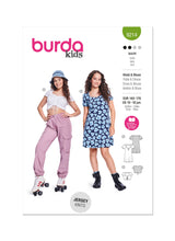 Burda Style Children's Dress & Shirt Sewing Pattern B9214