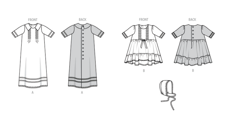 Burda Style Babies Special Occasion Sewing Pattern Guide B9221