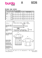 Burda Style Children's Dress Sewing Pattern for Stylish Kids B9226