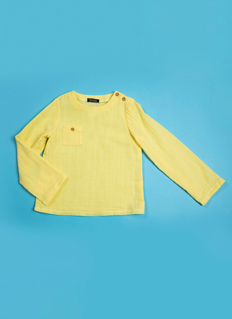 Burda Style Children's Shirt Sewing Pattern for Stylish Kids B9227