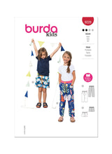 Burda Style Children's Pants Sewing Pattern for Fashionable Kids B9228
