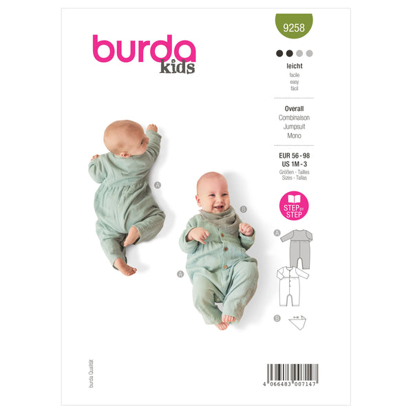 Burda Style Kids' Co-ords Sewing Pattern for Stylish Outfits B9258