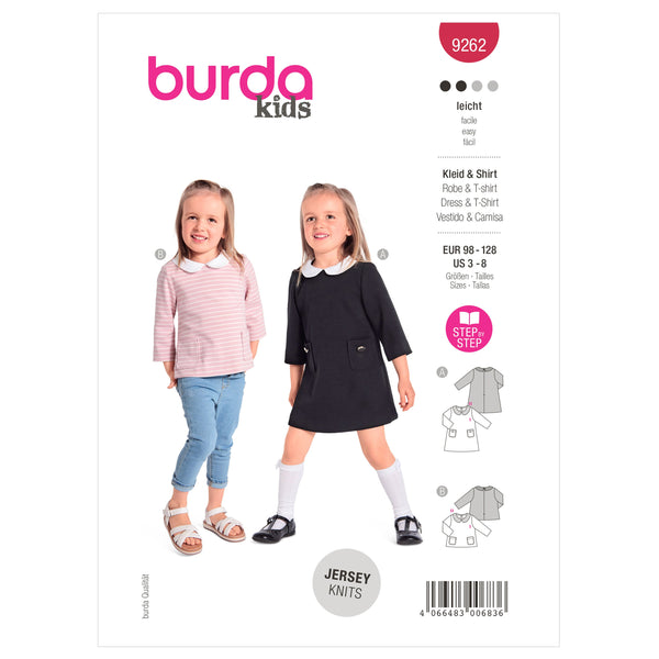 Burda Style Dress Sewing Pattern for Fashion Enthusiasts B9262