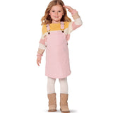 Burda Style Children's Bibbed Skirt Pinafore Sewing Pattern B9287