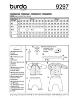 Burda Style Baby Sportswear Sewing Pattern for Stylish Creations B9297