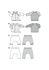 Burda Style Baby Sportswear Sewing Pattern for Stylish Creations B9297