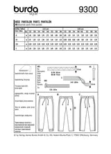 Burda Style Child Skirt/Pants Sewing Pattern for Stylish Kids B9300